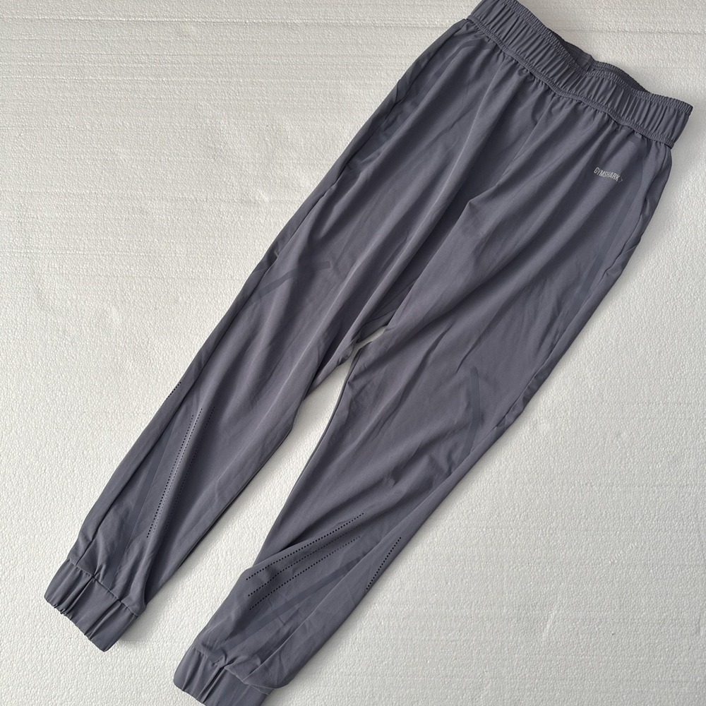 Gymshark Track Jogger‎ Womens Small Steel Blue Pro Perform Dry Workout Pant